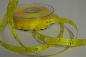 Band 20m/ 12mm, Open Flower, gelb Band 20m/ 12mm, Open Flower, gelb