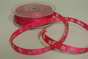 Band 20m/ 12mm, Open Flower, fuchsia Band 20m/ 12mm, Open Flower, fuchsia