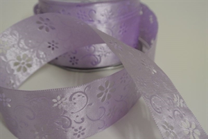 Band 20m/ 40mm, Open Flower, flieder Band 20m/ 40mm, Open Flower, flieder