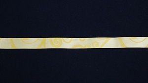 Band 25m/ 15mm, Fantasie, gelb Band 25m/ 15mm, Fantasie, gelb