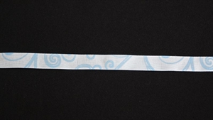 Band 25m/ 15mm, Fantasie, hblau Band 25m/ 15mm, Fantasie, hblau