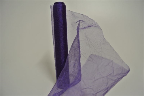 Band 5m/ 280mm, Crash-Organza, violett Band 5m/ 280mm, Crash-Organza, violett