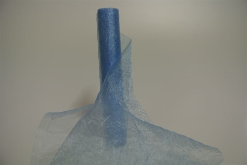 Band 5m/ 280mm, Crash-Organza, hblau Band 5m/ 280mm, Crash-Organza, hblau