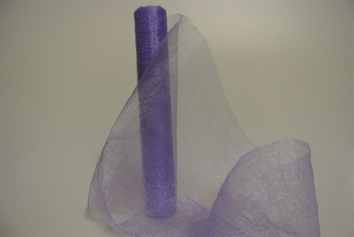 Band 5m/ 280mm, Crash-Organza, flieder Band 5m/ 280mm, Crash-Organza, flieder