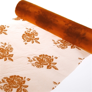 Tischläufer 15m/ 280mm, Flock Roses, p-mone Tischläufer 15m/ 280mm, Flock Roses, p-mone