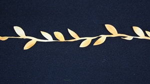 Band 10m/ 20mm, Blättergirlande, orange Band 10m/ 20mm, Blättergirlande, orange