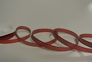 Band 20m/ 10mm, Fischgrat, rot Band 20m/ 10mm, Fischgrat, rot
