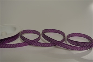 Band 20m/ 10mm, Fischgrat, violett Band 20m/ 10mm, Fischgrat, violett