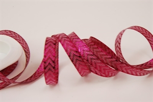 Band 20m/ 10mm, Fischgrat, fuchsia Band 20m/ 10mm, Fischgrat, fuchsia