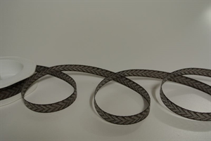 Band 20m/ 10mm, Fischgrat, mocca Band 20m/ 10mm, Fischgrat, mocca