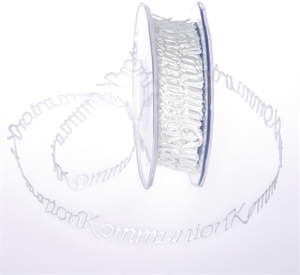 Band 10m/ 15mm, Kommunion 120x klebend, creme Band 10m/ 15mm, Kommunion 120x klebend, creme