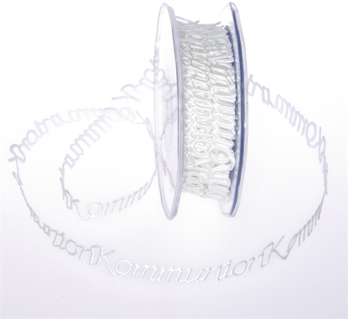 Band 10m/ 15mm, Kommunion 120x klebend, creme Band 10m/ 15mm, Kommunion 120x klebend, creme