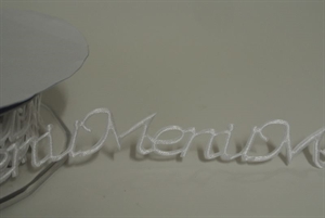Band 10m/ 15mm, Menü 200x klebend, weiss Band 10m/ 15mm, Menü 200x klebend, weiss