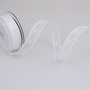 Band 10m/ 25mm, Hochzeit, weiss Band 10m/ 25mm, Hochzeit, weiss