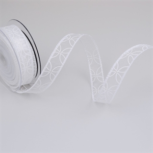 Band 10m/ 25mm, Hochzeit, weiss