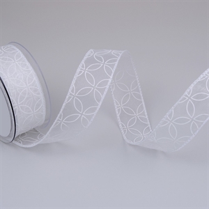 Band 10m/ 40mm, Hochzeit, weiss Band 10m/ 40mm, Hochzeit, weiss