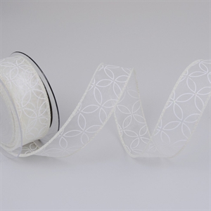 Band 10m/ 40mm, Hochzeit, ivory Band 10m/ 40mm, Hochzeit, ivory