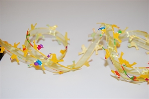 Garland 10m/ 25mm, Colorful Birdys, gelb Garland 10m/ 25mm, Colorful Birdys, gelb