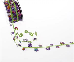 Garland 10m/ 32mm, Colorful Flower, violett Garland 10m/ 32mm, Colorful Flower, violett