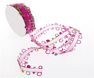 Garland 10m/ 32mm, Colorful Bubbles, pink Garland 10m/ 32mm, Colorful Bubbles, pink