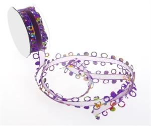 Garland 10m/ 32mm, Colorful Bubbles, violett Garland 10m/ 32mm, Colorful Bubbles, violett
