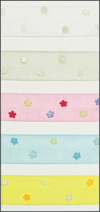 Band 5m/ 25mm, Blümchen, blau Band 5m/ 25mm, Blümchen, blau