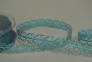 Band 20m/ 12mm, Vine, türkis Band 20m/ 12mm, Vine, türkis