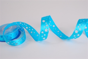 Band 20m/ 24mm, Stern gestanzt, türkis Band 20m/ 24mm, Stern gestanzt, türkis
