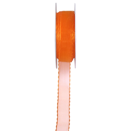 Band 25m/ 25mm, Wellenkante, orange Band 25m/ 25mm, Wellenkante, orange