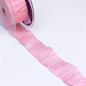 Band 20m/ 40mm, PlisseeTafet, rosa Band 20m/ 40mm, PlisseeTafet, rosa
