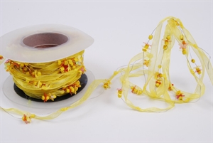 Girlande 10m/ 10mm, Flower, gelb Girlande 10m/ 10mm, Flower, gelb