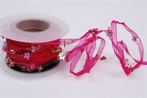 Girlande 10m/ 10mm, Flower, fuchsia Girlande 10m/ 10mm, Flower, fuchsia