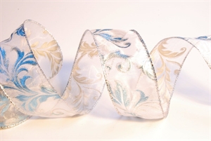 Band, 10y/ 50mm Leafs, hblau Band, 10y/ 50mm Leafs, hblau