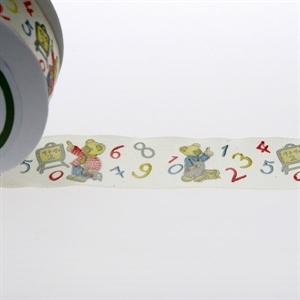 Band 20m/ 25mm, Schulanfang, creme Band 20m/ 25mm, Schulanfang, creme