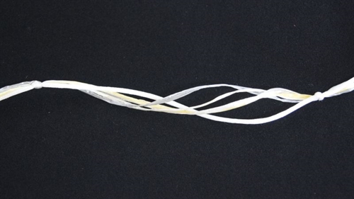 Girlande 10m/ 10mm, Seidenkordel & Bast, gold Girlande 10m/ 10mm, Seidenkordel & Bast, gold