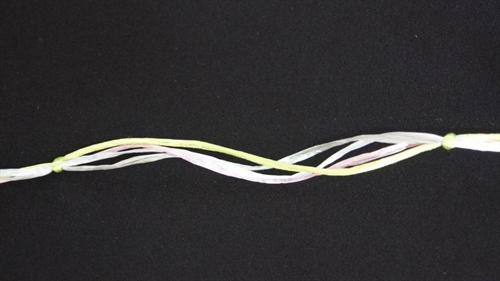 Band 10m/ 10mm, Seidenkordel & Bast, grün Band 10m/ 10mm, Seidenkordel & Bast, grün