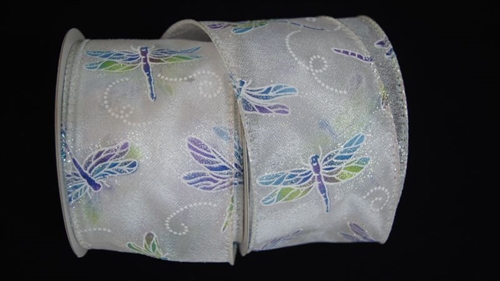 Band 10y/ 60mm, Libelle, hgrün Band 10y/ 60mm, Libelle, hgrün