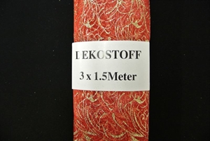 Stoff 3m/ 150cm, drot/gold Stoff 3m/ 150cm, drot/gold