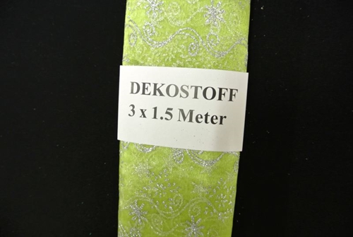 Stoff 3m/ 1.5m, Glitterdruck, hgrün Stoff 3m/ 1.5m, Glitterdruck, hgrün