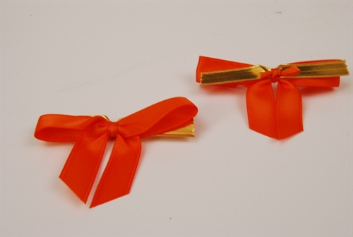 Masche, Flügel 3cm/ 10mm - Clipp, orange