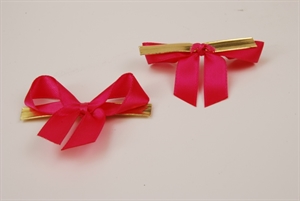 Masche, Flügel 3cm/ 10mm - Clipp, fuchsia Masche, Flügel 3cm/ 10mm - Clipp, fuchsia