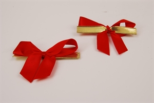 Masche, Flügel 3cm/ 10mm - Clipp, rot Masche, Flügel 3cm/ 10mm - Clipp, rot