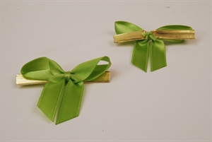 Masche, Flügel 3cm/ 10mm - Clipp, grün Masche, Flügel 3cm/ 10mm - Clipp, grün