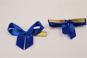 Masche, Flügel 3cm/ 10mm - Clipp, blau Masche, Flügel 3cm/ 10mm - Clipp, blau