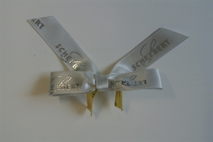 Masche mit Clip, Schelbert 11 klein, silber Masche mit Clip, Schelbert 11 klein, silber