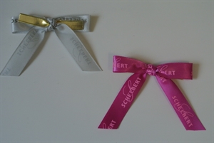 Masche mit Clip, Schelbert 11 klein, pink Masche mit Clip, Schelbert 11 klein, pink