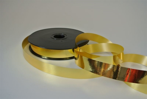 Band 100m/ 19mm, Miroir met, gold