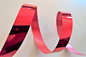 Band 100m/ 19mm, Miroir met, rouge Band 100m/ 19mm, Miroir met, rouge