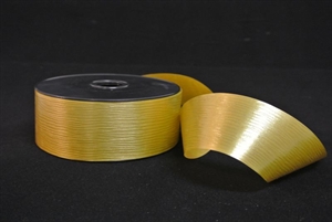 Band 75y/ 50mm, Poly Crépon, altgold Band 75y/ 50mm, Poly Crépon, altgold