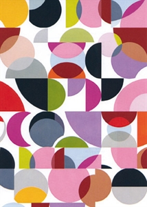 Rolle 200m x 50cm, Ontario HalbKreis, bunt Rolle 200m x 50cm, Ontario HalbKreis, bunt